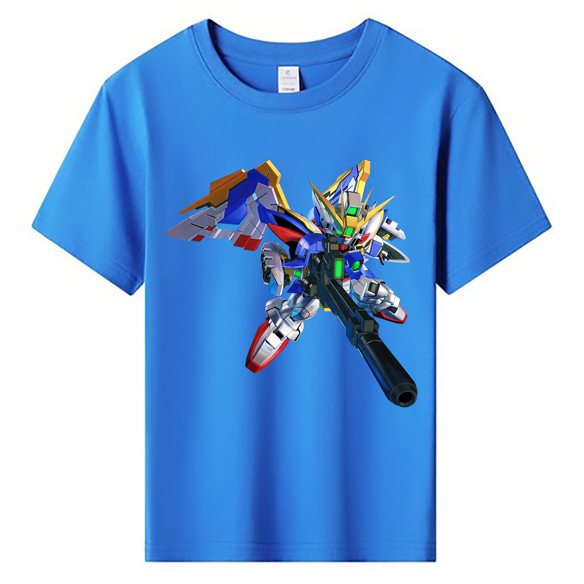 （画像用） 機動戦士ガンダム Mobile Suit Gundam 綿100％キッズTシャツ（フロントプリント）